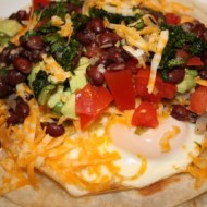 hue rancheros, nachos, cocoa fudge, oatmeal coconut, spinach 007