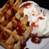 salmon tacos, deep dish, lemon, choc. toffee, hummus, waffle yog 154