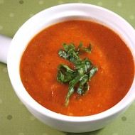 Slow Roasted Tomato and Roasted Red Pepper Soup