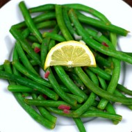 green beans with lemon and shallots