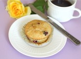 blackberry lime muffin