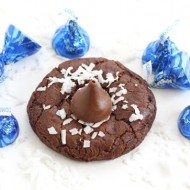 chocolate coconut kiss cookies