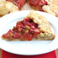 strawberry rhubarb galette