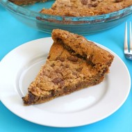 Pie Plate Chocolate Chip Toffee Cookies