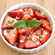 strawberry balsamic salad