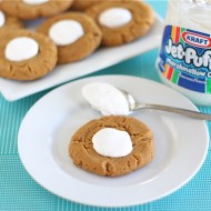 peanut butter fluffernutter cookies