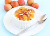 roasted plums with yogurt