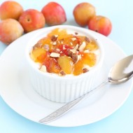 roasted plums with yogurt