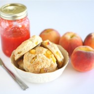 peach scones