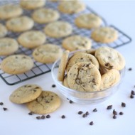 mini chocolate chip cookies