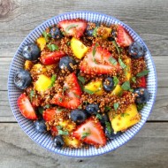 Quinoa Fruit Salad with Honey Lime Dressing | Two Peas & Their Pod