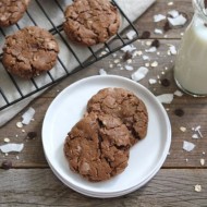 Coconut Oatmeal Chocolate Chip Cookies-Two Peas & Their Pod