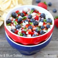 Red, White & Blue Salsa | Two Peas and Their Pod