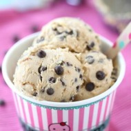 Chocolate Chip Cookie Dough Frozen Yogurt from www.twopeasandtheirpod.com