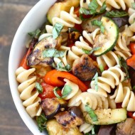 Grilled Ratatouille Pasta Salad | Two Peas and Their Pod #recipe