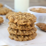 Biscoff Pumpkin Oatmeal Cookies from www.twopeasandtheirpod.com #recipe #pumpkin