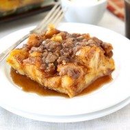 Baked Pumpkin French Toast from www.twopeasandtheirpod.com #recipe #pumpkin