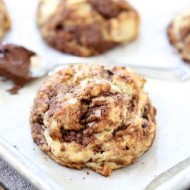 Nutella Drop Biscuits | www.twopeasandtheirpod.com | Two Peas and Their Pod #recipe #Nutella