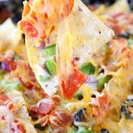 Pizza Nachos-a great game day snack from www.twopeasandtheirpod.com #recipe