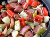 Sausage and Potato Bake from www.twopeasandtheirpod.com #recipe