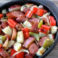 Sausage and Potato Bake from www.twopeasandtheirpod.com #recipe