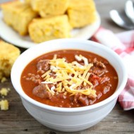 Dad's Spicy Chili from www.twopeasandtheirpod.com #recipe