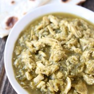 Slow Cooker Chicken Chile Verde | Two Peas and Their Pod | www.twopeasandtheirpod.com #recipe