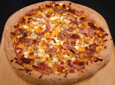 Pizza del Papa (Butternut Squash and Smoked Mozzarella Pizza)