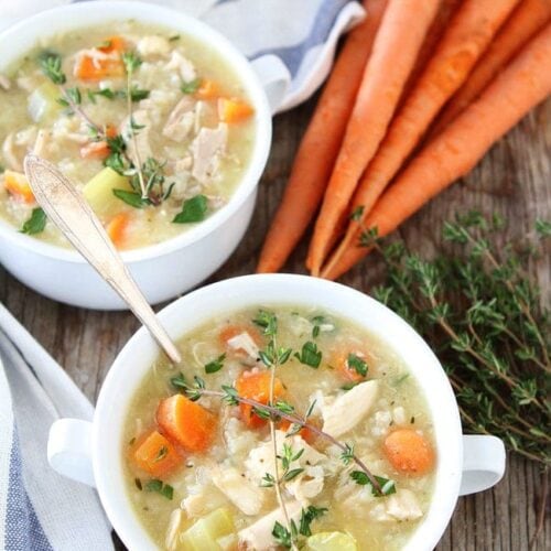 Easy Chicken and Rice Soup Recipe