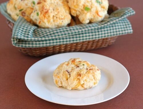 Bacon Cheddar Biscuits Drop Biscuits