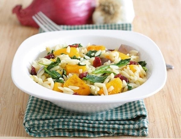 Roasted Butternut Squash Orzo Salad Image