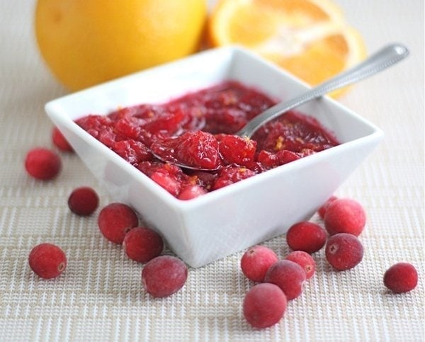 Fresh Cranberry Orange Relish