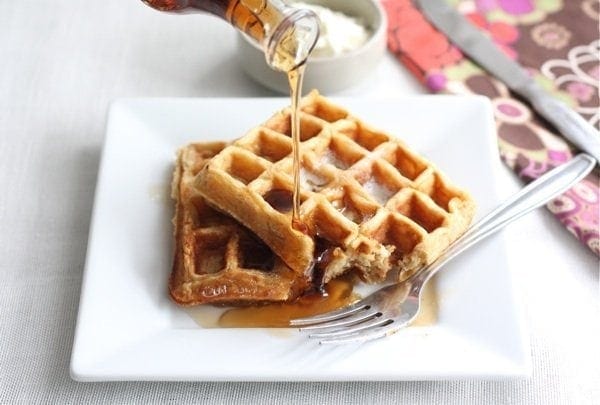 honey yogurt waffles