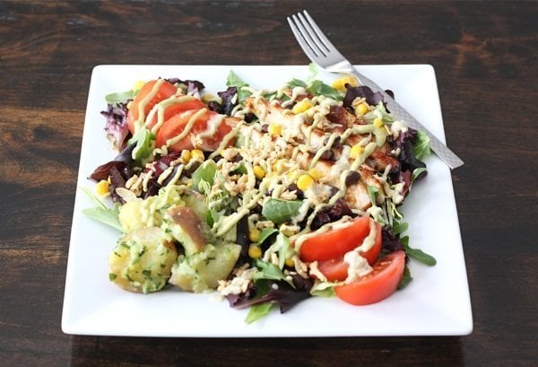 Summer Salads - bbq chicken salad