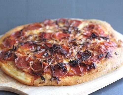 Black Olive Pizza - Sweet Caramel Sunday