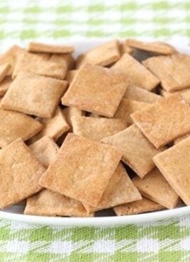 homemade wheat thins