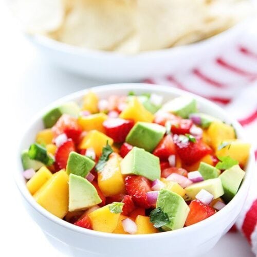 Blueberry Strawberry Jicama Salsa Two Peas & Their Pod