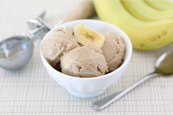 Banana Ice Cream in Bowl