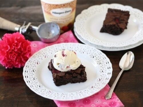 Raspberry Truffle Brownie Recipe