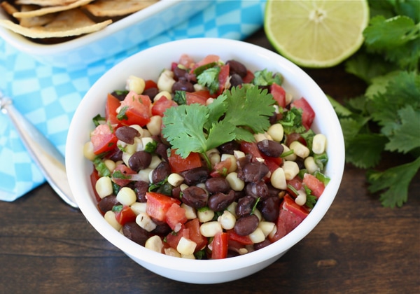 Easy Black Bean Corn Salsa 