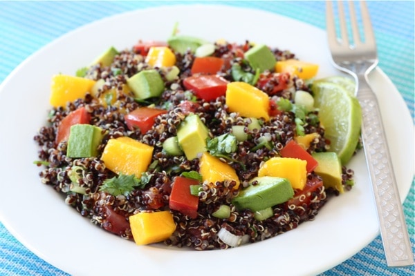 Summer Salads - black quinoa salad 