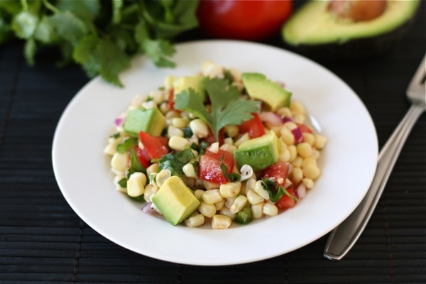 Healthy Summer Salads - grilled corn salad