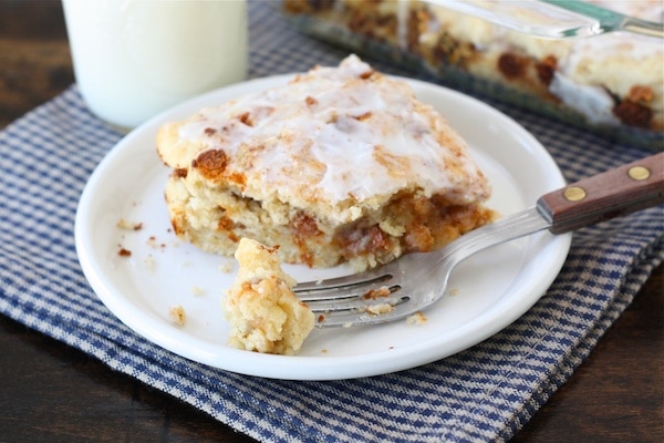 Gooey Cinnamon Biscuit Recipe from twopeasandtheirpod.com Easy cinnamon biscuits that taste like cinnamon rolls!