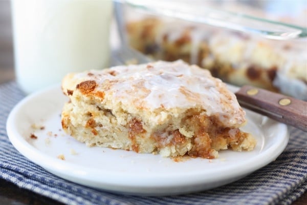 Gooey Cinnamon Biscuit Recipe from twopeasandtheirpod.com Easy cinnamon biscuits that taste like cinnamon rolls! #recipe