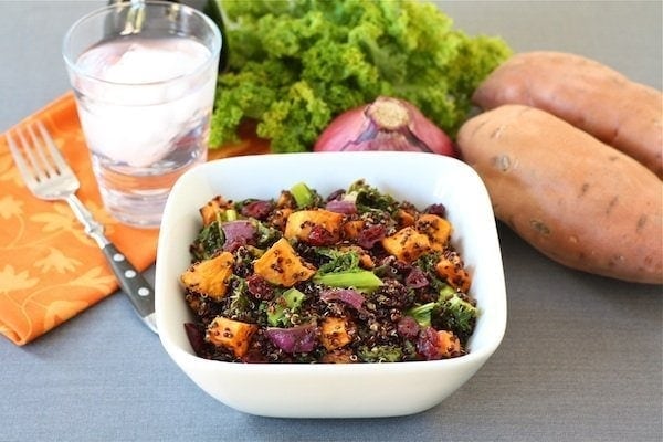 Quinoa Sweet Potato Salad Recipe - Pinch of Yum