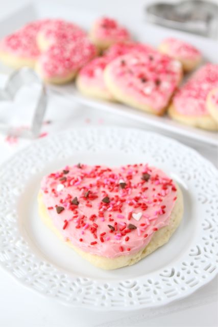 Lofthouse Cookie Recipe - Sugar Cookies on Plate