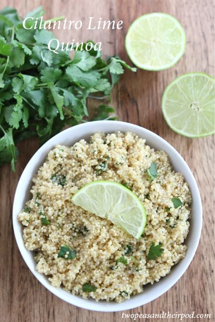 Cilantro lime quinoa recipe 