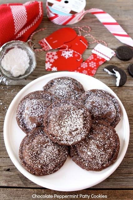 Chocolate Peppermint Patty Cookies