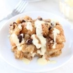 Easy Bread pudding Recipe with bread pudding sauce