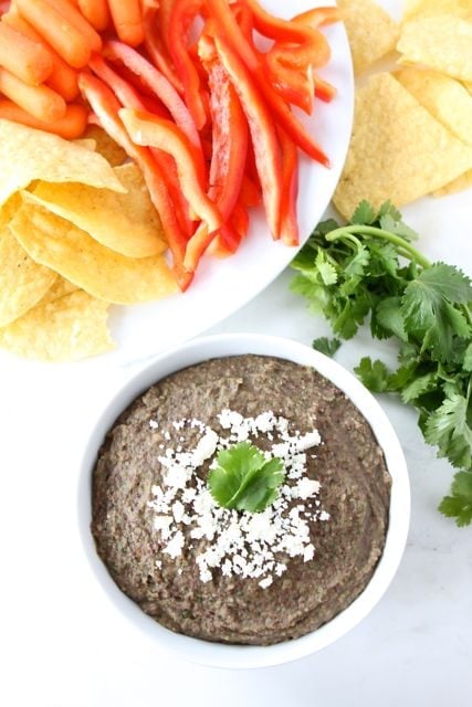 How to make black bean dip recipe in blender